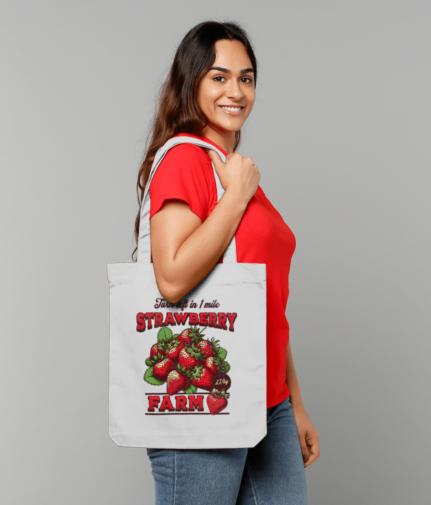 Strawberry Farm - Tote Bag