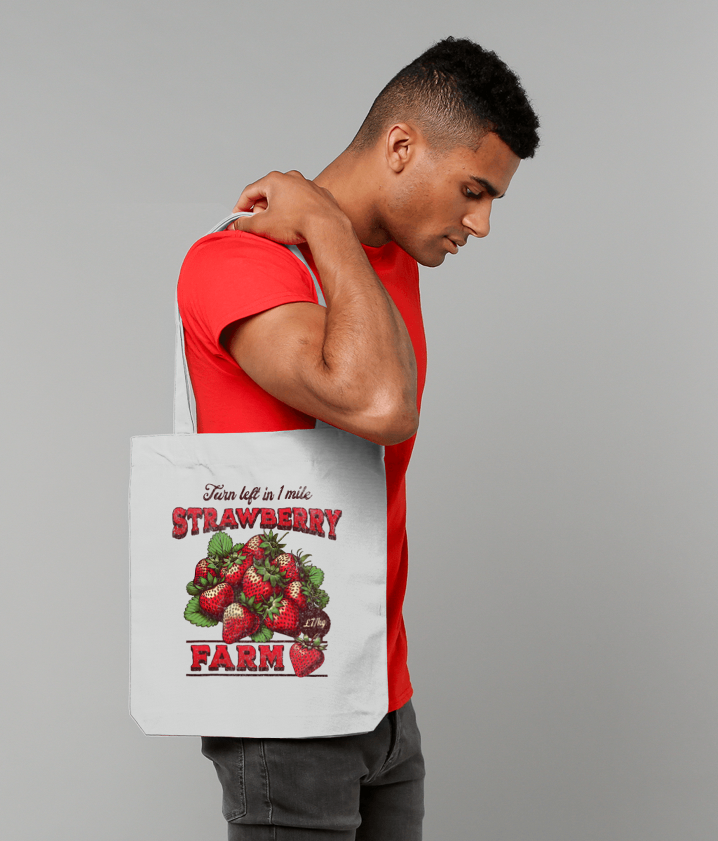 Strawberry Farm - Tote Bag